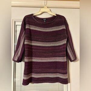 Chaps Purple’s Burgundy Sweater